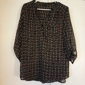 Chiffon business top